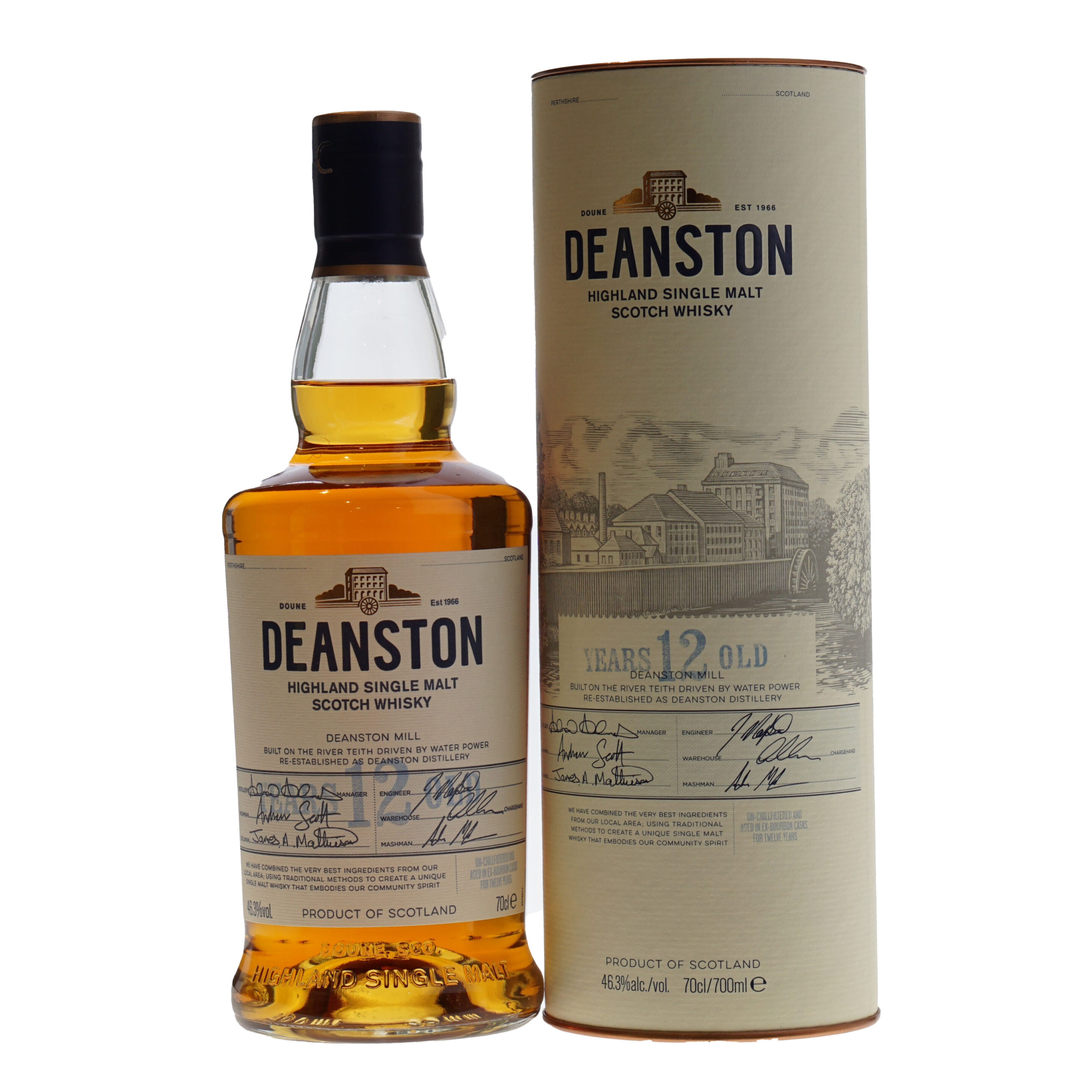 Deanston Whisky 12 Years 46,3% 70cl