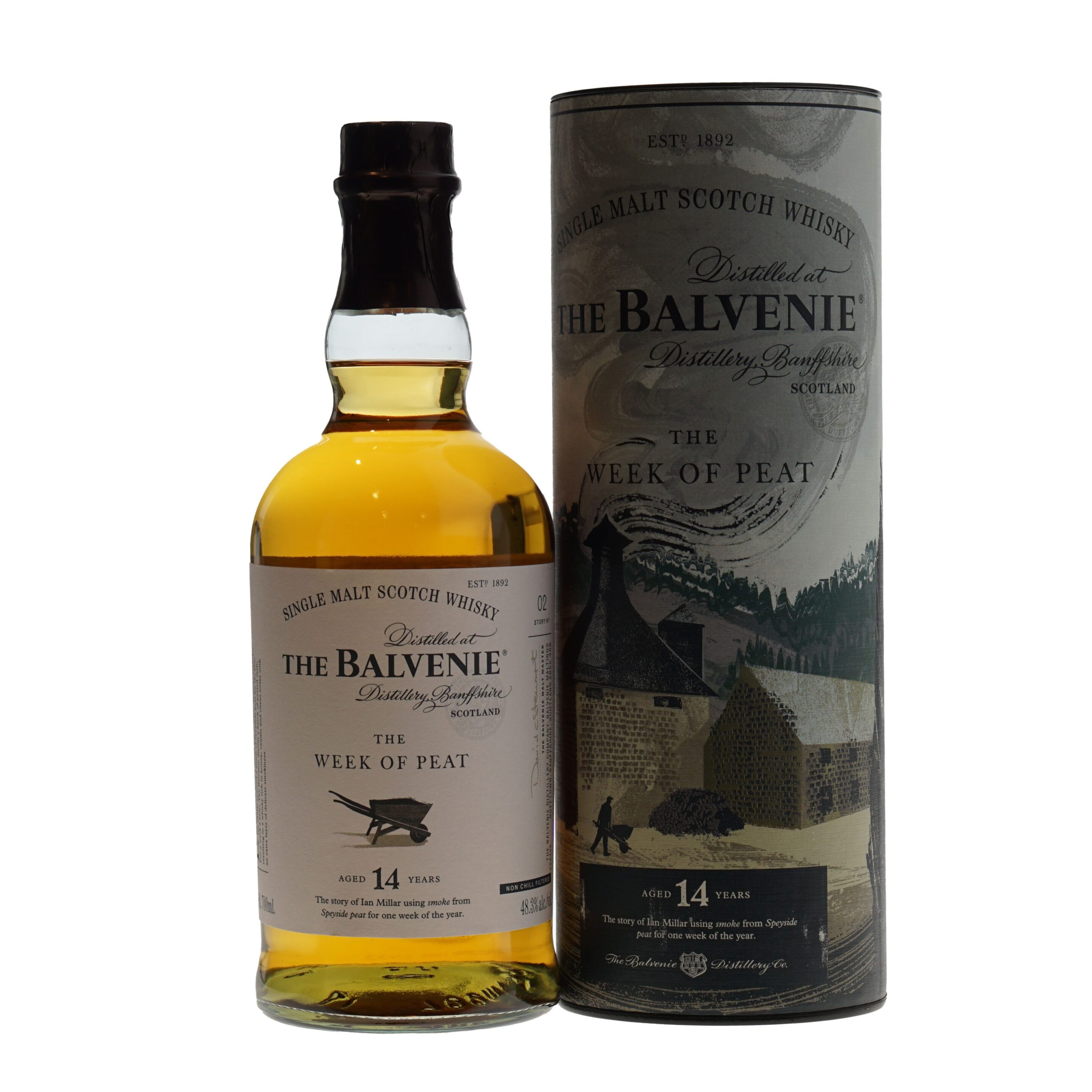Balvenie Whisky 14 Years Week of Peat 48,3% 70cl