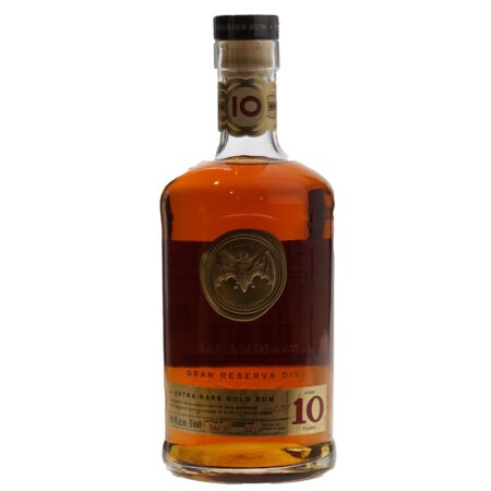 Bacardi Rum 10 Years Gran Reserva Diez 40% 70cl.