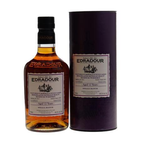 Edradour Whisky 12 Years Bordeaux Wine Casks 2012 48,2% 70cl