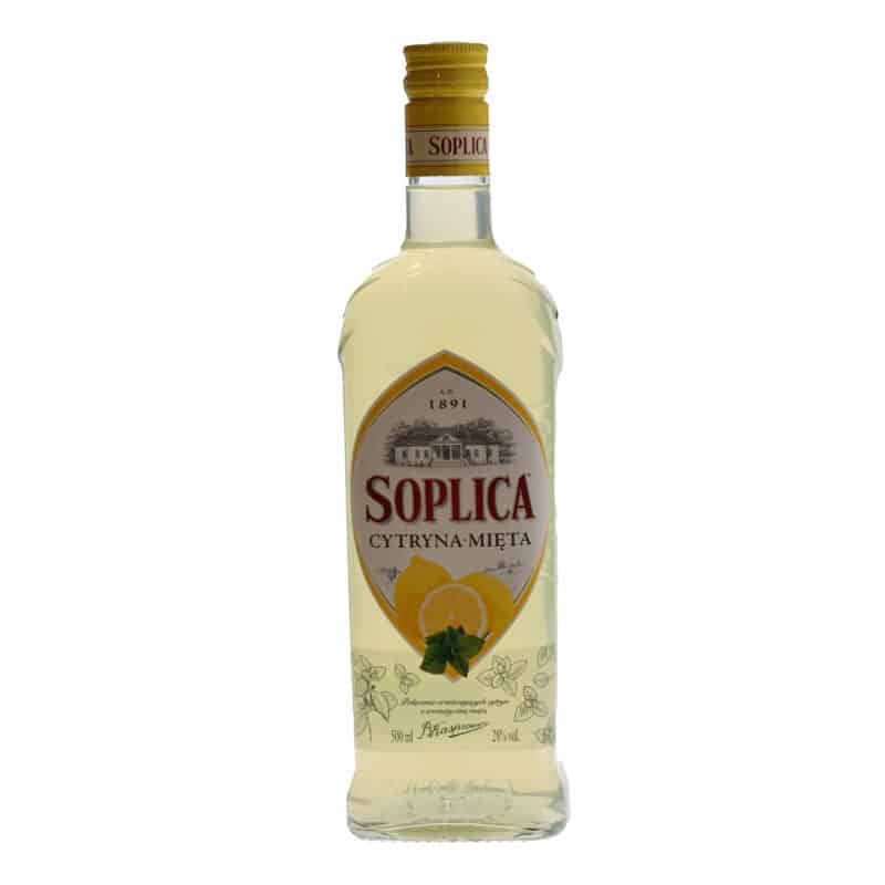 Soplica Citroen Mint likeur 28% 50cl
