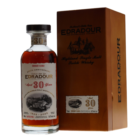 Edradour Whisky 30 Years 200th Anniversary 2025 Sherry Cask 56,3% 70cl